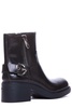 Pinko Buckled Ankle-High Biker Boots