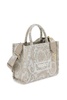 Versace All-Over Floral Motif Top Handle Bag