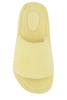 Balenciaga Woman Pastel Yellow Terry Fabric Rise Slippers