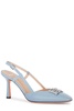 Bally Eva Logo Plaque Slingback Pumps