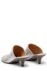 Spilla 45mm laminated leather mules