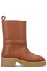 Stella McCartney Logo-Embossed Pull-On Ankle Boots