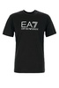 Ea7 Emporio Armani Logo-Lettering Crewneck T-Shirt