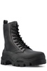 Moncler Logo Debossed Lace-Up Boots