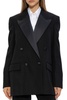 Stella McCartney Tuxedo Satin-Lapels Tailored Blazer