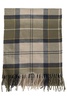 Barbour Check-Printed Frayed-Edge Scarf