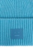 Acne Studios Logo Patch Ribbed Beanie