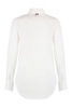 THOM BROWNE Elegant White Cotton Shirt with Front Pocket