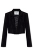 Forte Forte Cropped blazer in velvet