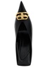 Balenciaga Squared-Knife Toe Slingback Pumps