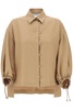 maxi linen and silk rodeo shirt