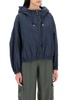 technical taffeta hooded jacket