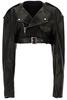 micro biker nappa jacket in