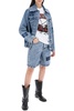 Ganni Denim Jacket With Patch Detail