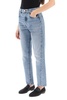 twisted seam cropped jeans