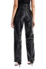 straight leather pants for men