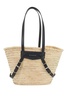 raffia voyou medium shoulder bag