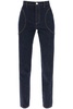 high-waisted slim fit jeans