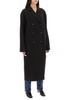 oversized double-breasted wool coat