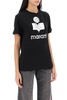 Isabel marant etoile zewel t-shirt with metallic logo print