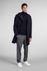 Tagliatore Clift Tr Coat in Blue