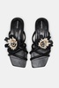 FLORAL STATEMENT flower sandal