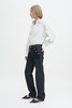 Contrast Pocket Straight Jeans