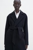 Soft Wool Belted Coat