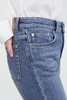 Stella Cropped Mid Blue Wash