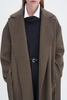 Belted Double Face Wool Coat