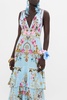 floral-print silk maxi dress