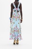 floral-print silk maxi dress