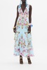 floral-print silk maxi dress