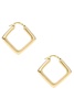 Rhombus Hoop Earrings