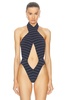 Cross Halter Bodysuit