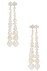 Freshwater Pearl CZ Earrings