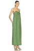 Jellyfish Solid Strapless Long Dress