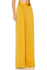 Wide Leg Pleat Satin Trouser