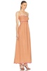 Seashell Solid Cut Out Long Dress