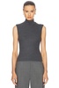 Lauren Sleeveless Turtleneck Top