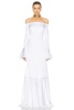 Zarina Off Shoulder Trumpet Gown