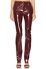 Faux Patent Leather Pant