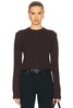 Cashmere Easy Long Sleeve Crewneck Sweater