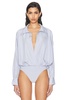 Super Oversized Boyfriend Shirt Bodysuit