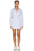 Cargo Leg Of Mutton Sleeve Mini Shirt Dress