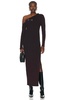 Adina Long Sleeve Midi Dress With Snaps