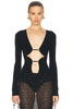 Bracket Knit Bodysuit