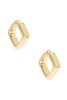 Rhombus Hoop Earrings