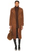 Suede Trench Coat