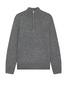 Cash Blend Quarter Zip Sweater